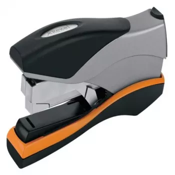 Cucitrice Rexel manuale Optima 40 Low Force argento/nero, 40 fogli, nero, arancione, argento, metallo, 7 cm, 600 g, 40 x 190 x 80 mm