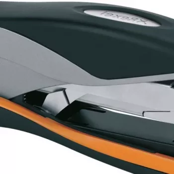 Cucitrice Rexel manuale Optima 40 Low Force argento/nero, 40 fogli, nero, arancione, argento, metallo, 7 cm, 600 g, 40 x 190 x 80 mm