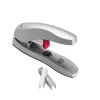 Rexel Odyssey 2100048 cucitrice per impieghi gravosi, 60 fogli, 30% di sforzo in meno, argento