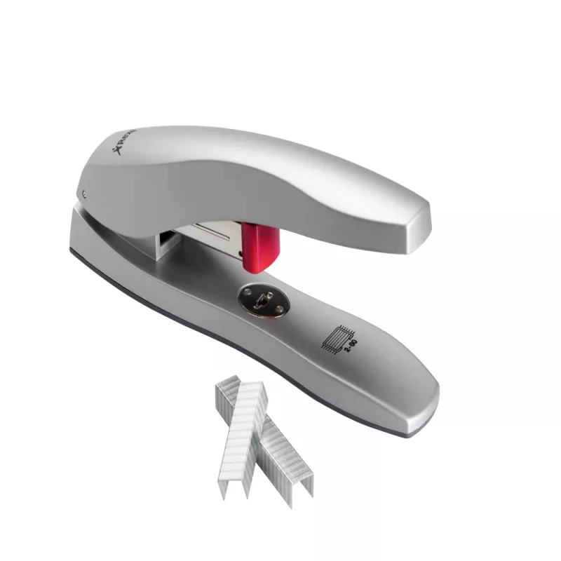 Rexel Odyssey 2100048 cucitrice per impieghi gravosi, 60 fogli, 30% di sforzo in meno, argento