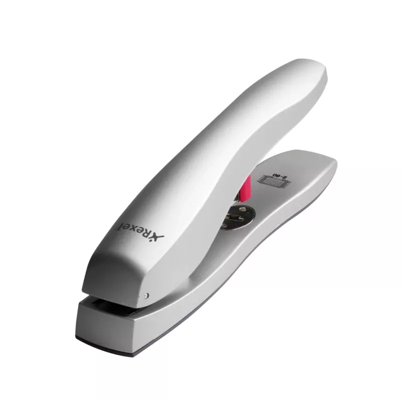 Rexel Odyssey 2100048 cucitrice per impieghi gravosi, 60 fogli, 30% di sforzo in meno, argento