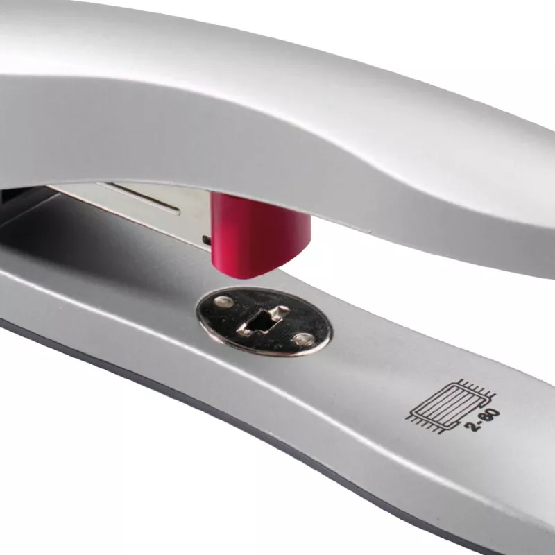 Rexel Odyssey 2100048 cucitrice per impieghi gravosi, 60 fogli, 30% di sforzo in meno, argento