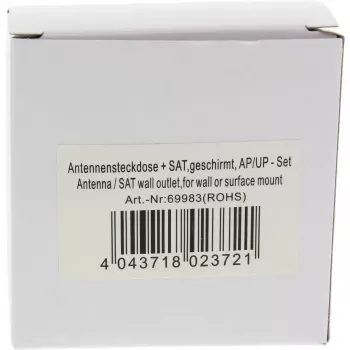 Presa per antenna schermata InLine AP/UP set InLine 69983