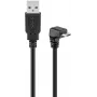 Cavo USB 2.0 Hi-Speed Goobay 95343 90° nero 1,8 m