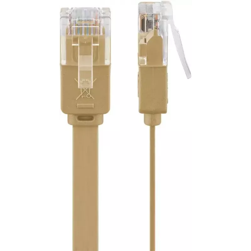 Cavo di rete Goobay 95879 marrone chiaro 0,5 m Cat6 U/UTP
