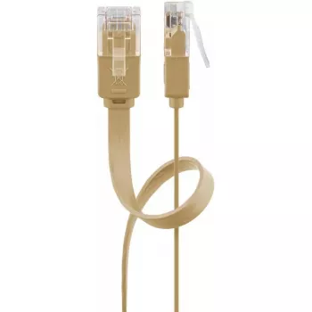 Cavo di rete Goobay 95882 marrone chiaro 1,5 m Cat6 U/UTP