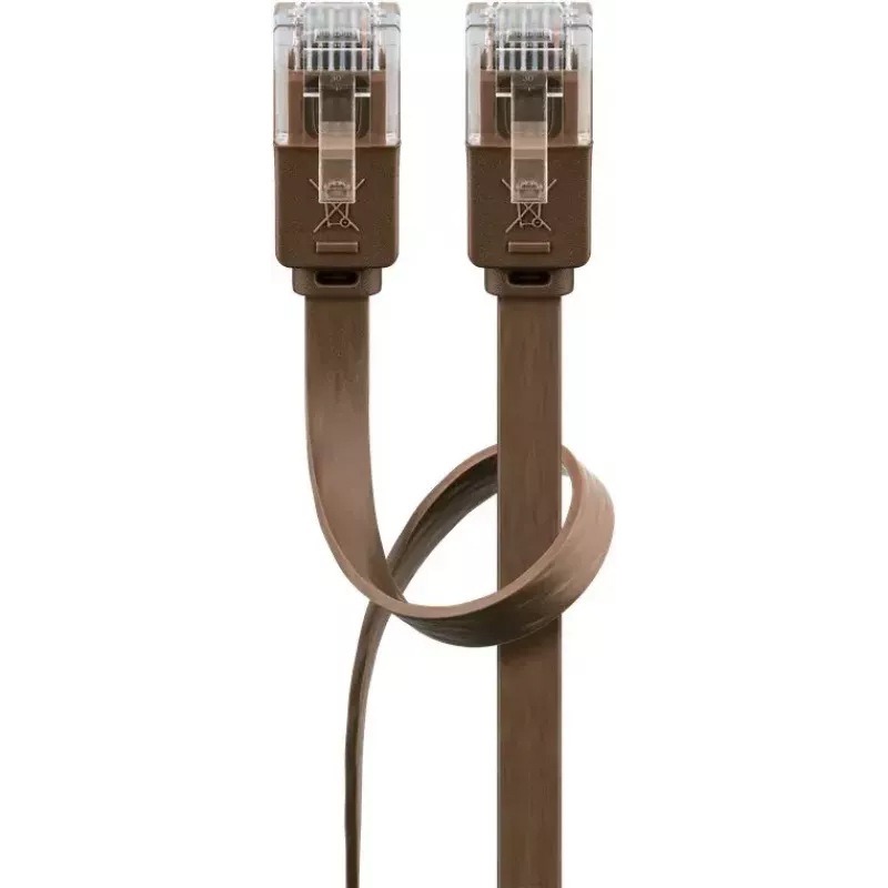 Cavo di rete Goobay 95890 marrone 1 m Cat6 U/UTP