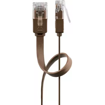 Cavo di rete Goobay 95890 marrone 1 m Cat6 U/UTP