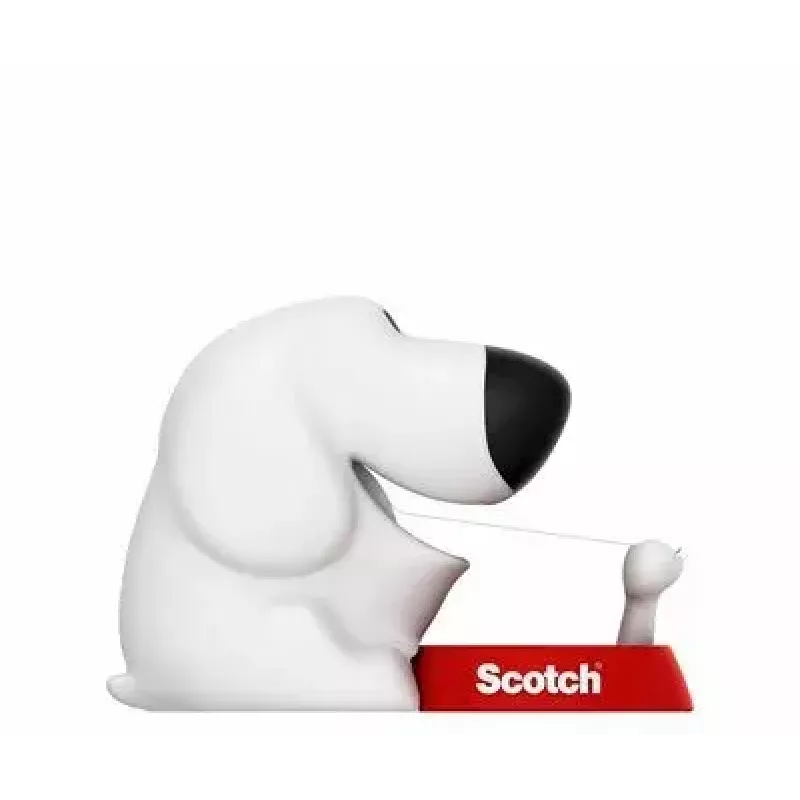 Dispenser nastro 3M Scotch C31 nero rosso bianco Dog-810