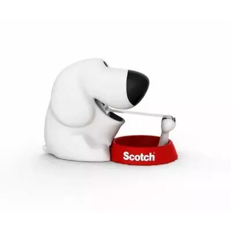 Dispenser nastro 3M Scotch C31 nero rosso bianco Dog-810