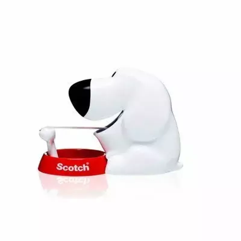 Dispenser nastro 3M Scotch C31 nero rosso bianco Dog-810