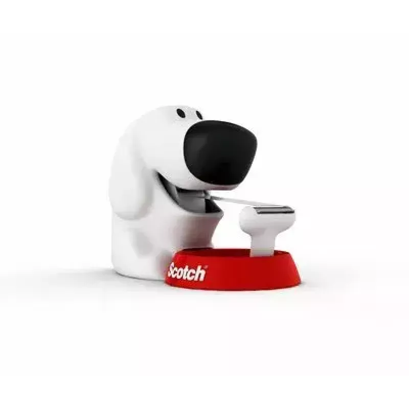 Dispenser nastro 3M Scotch C31 nero rosso bianco Dog-810