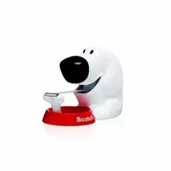 Dispenser nastro 3M Scotch C31 nero rosso bianco Dog-810
