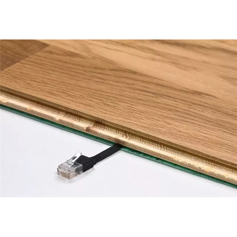 Cavo patch piatto Goobay CAT 6A U/UTP verde 5m