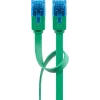 Cavo patch piatto Goobay CAT 6A U/UTP verde 5m