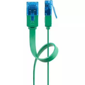 Cavo patch piatto Goobay CAT 6A U/UTP verde 5m