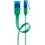 Cavo patch piatto Goobay CAT 6A U/UTP verde 5m