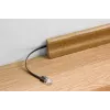 Cavo patch piatto Goobay CAT 6A U/UTP nero 7m