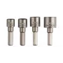 Bosch 2609255904 Set di chiavi a bussola con attacco esagonale da 1/4 di pollice, 4 pezzi