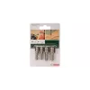 Bosch 2609255904 Set di chiavi a bussola con attacco esagonale da 1/4 di pollice, 4 pezzi