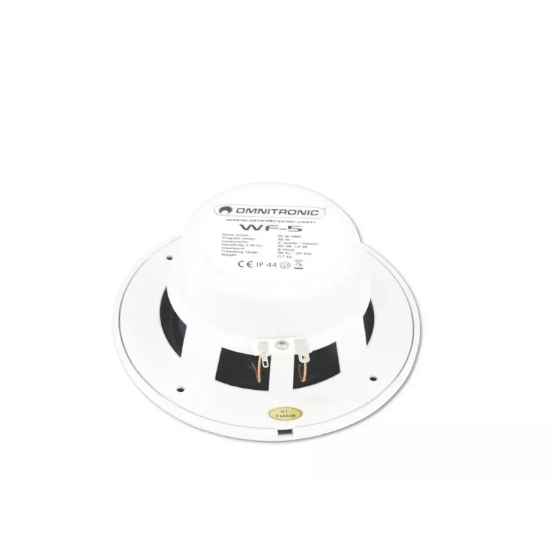 Diffusore a 2 vie Omnitronic 80710864 bianco con filo 25 W