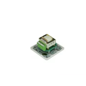 Regolatore di volume rotativo Omnitronic 80711004 30 W a parete bianco