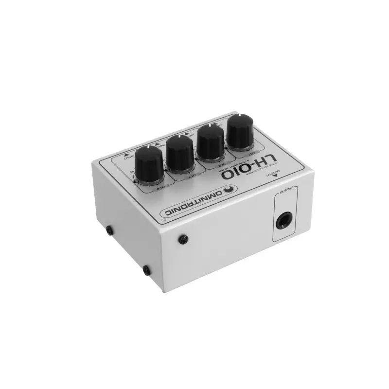 Mixer Omnitronic LH-010 4 canali 20-20000 Hz argento
