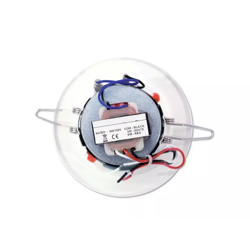 Diffusore a 2 vie Omnitronic 80710202 bianco con filo 6 W