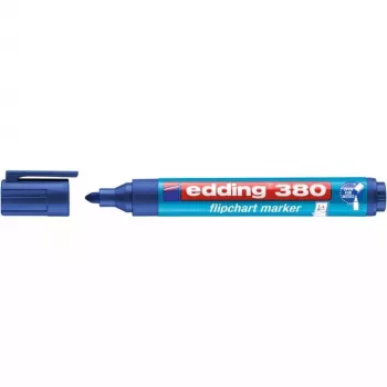 Pennarello Edding 4-380 — punta tonda, inchiostro blu, pezzo singolo, 16,6 g