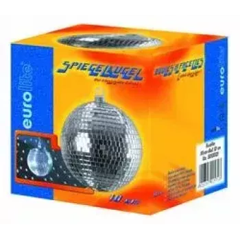 Sfera da specchio 10 cm Eurolite multicolore