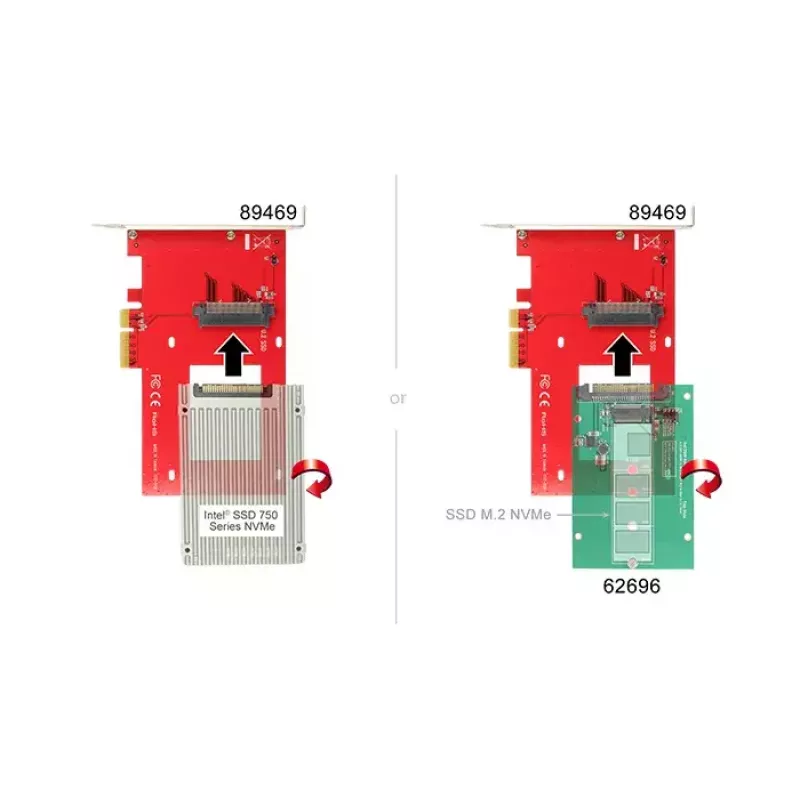 Adattatore U.2 interno DeLOCK 89469