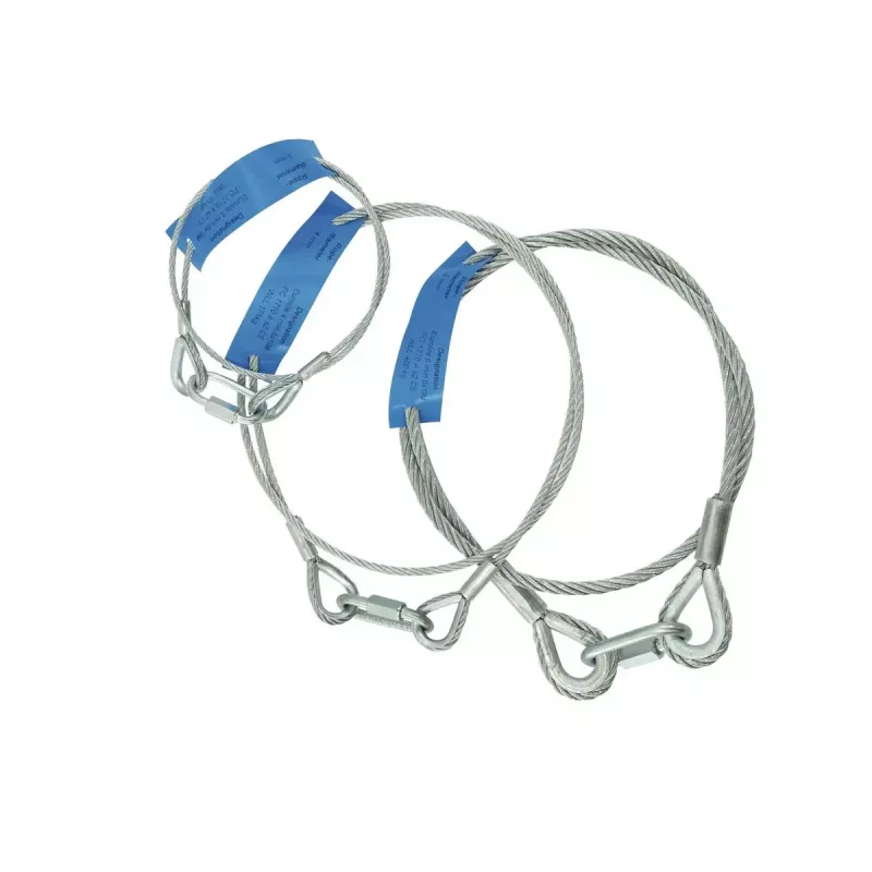 EUROLITE fune di sicurezza AG-15, 4x1000 mm, fino a 15 kg