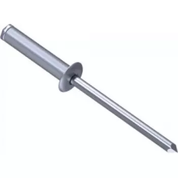 Rivetto cieco GESIPA 1433471 alluminio acciaio grigio 6,5 mm 3 mm 10 mm
