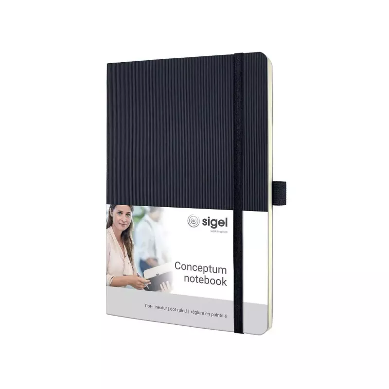 Quaderno Sigel CO309 A5 194 fogli nero