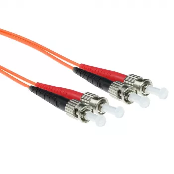 ACT 1,5 metri LSZH multimodale 50/125 OM2 cavo patch in fibra ottica duplex con connettori ST
