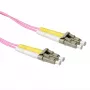 ACT 0,5 m LSZH multimodale 50/125 OM4 cavo patch in fibra ottica duplex con connettori LC