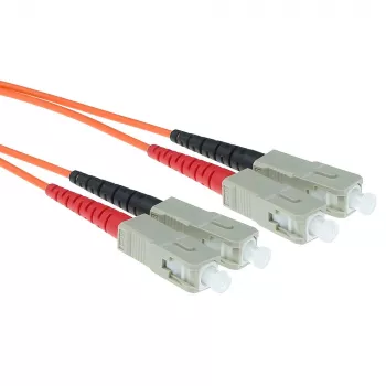 ACT 3 metri LSZH Multimode 50/125 OM2 cavo patch in fibra ottica duplex con connettori SC