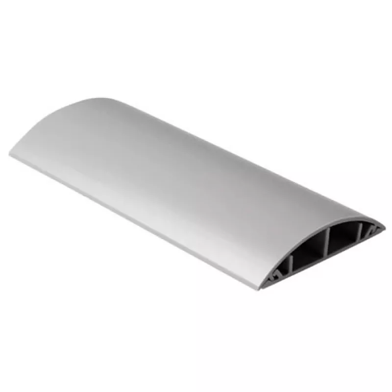 ACT canalina passacavi rotonda in PVC 50 mm, grigio, PVC, V-0, 50 mm