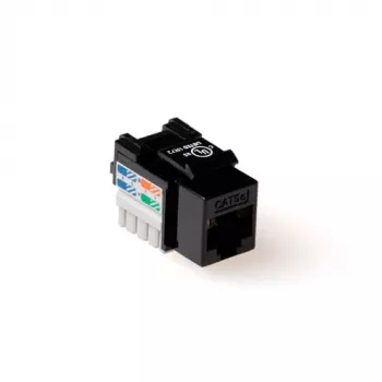 Keystone Jack ACT CAT6A non schermato LSA con attrezzo di inserimento nero TD6016