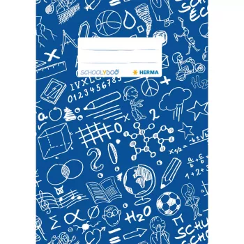 Quaderno scolastico HERMA 19415 blu A5 a quadretti