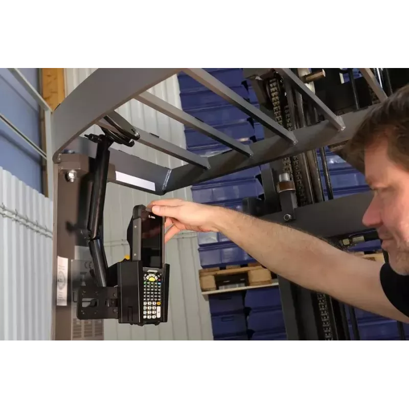Supporto passivo Brodit 710134 computer mobile nero carrello elevatore