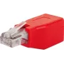Connettore RJ-45 Schwaiger CKR01 531 rosso