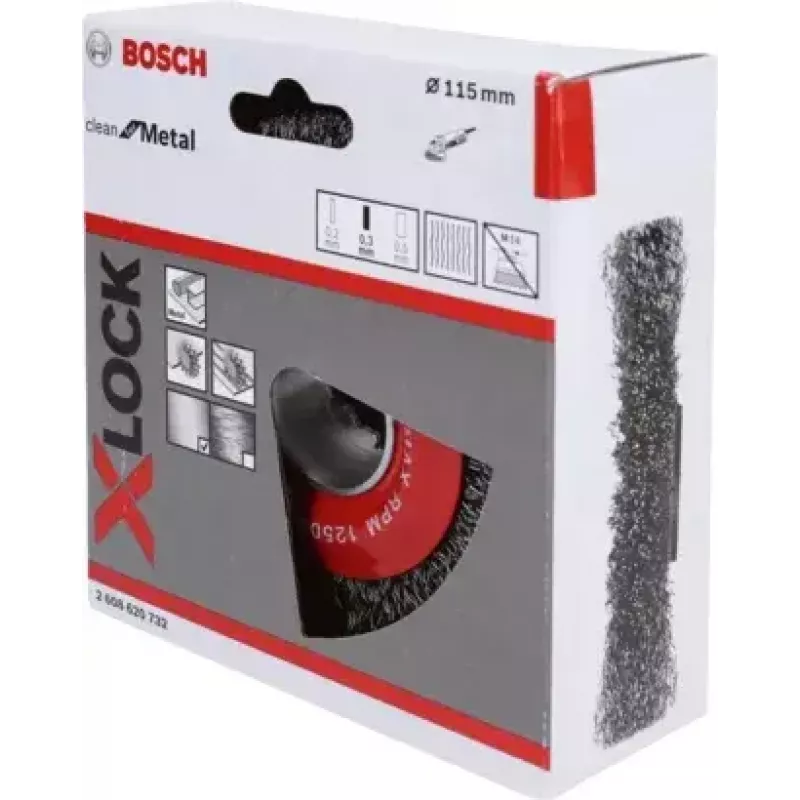 Bosch 2 608 620 732 accessorio per smerigliatrice angolare spazzola metallica