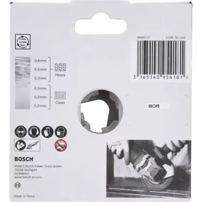 Bosch 2 608 620 732 accessorio per smerigliatrice angolare spazzola metallica