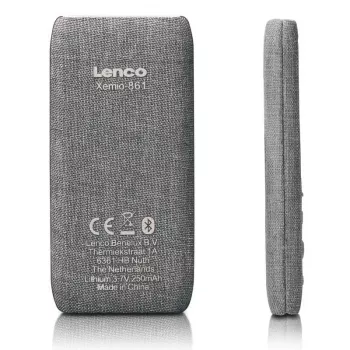 Lettore MP4 Lenco Xemio-861 8 GB grigio USB 3.2 radio FM
