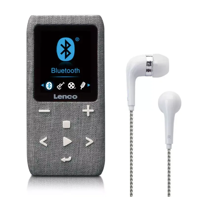 Lettore MP4 Lenco Xemio-861 8 GB grigio USB 3.2 radio FM