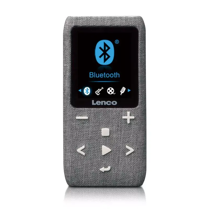 Lettore MP4 Lenco Xemio-861 8 GB grigio USB 3.2 radio FM