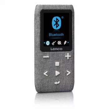 Lettore MP4 Lenco Xemio-861 8 GB grigio USB 3.2 radio FM