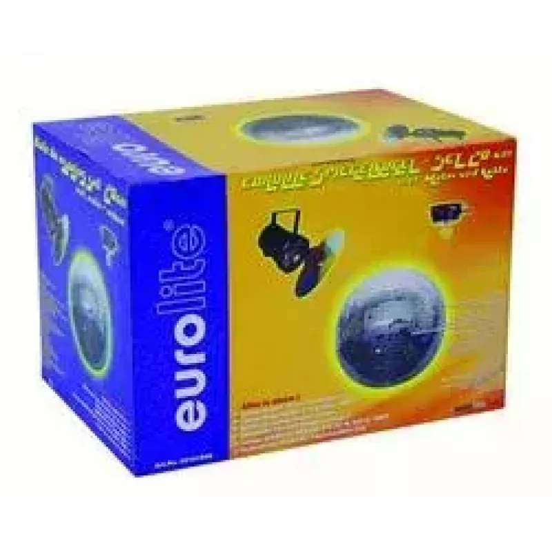 Set sfera specchiata 20 cm Eurolite Multicolour 30W 230V