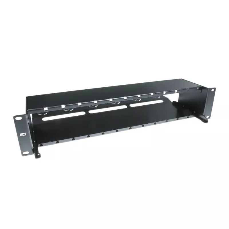ACT Fiber Panel High Density 2HE per 12 cassette MTP®-MPO / piastre adattatore Keystone
